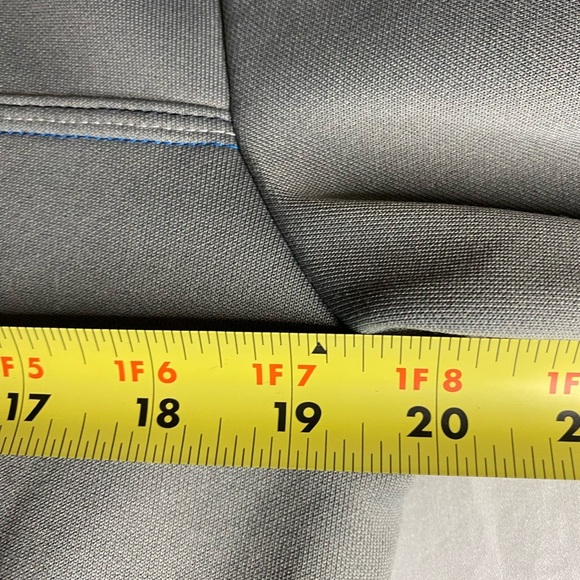 Puma Grey Track Jacket Activewear Sz M Full Zip Sports Casual Athletic Blue Logo - Picture 7 of 8